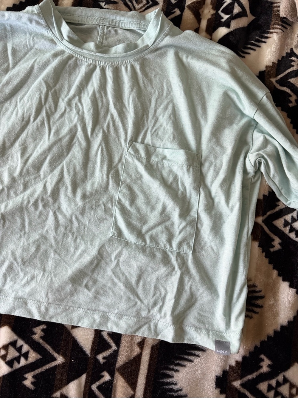Light Mint Pocket Tee - MNKY Tag